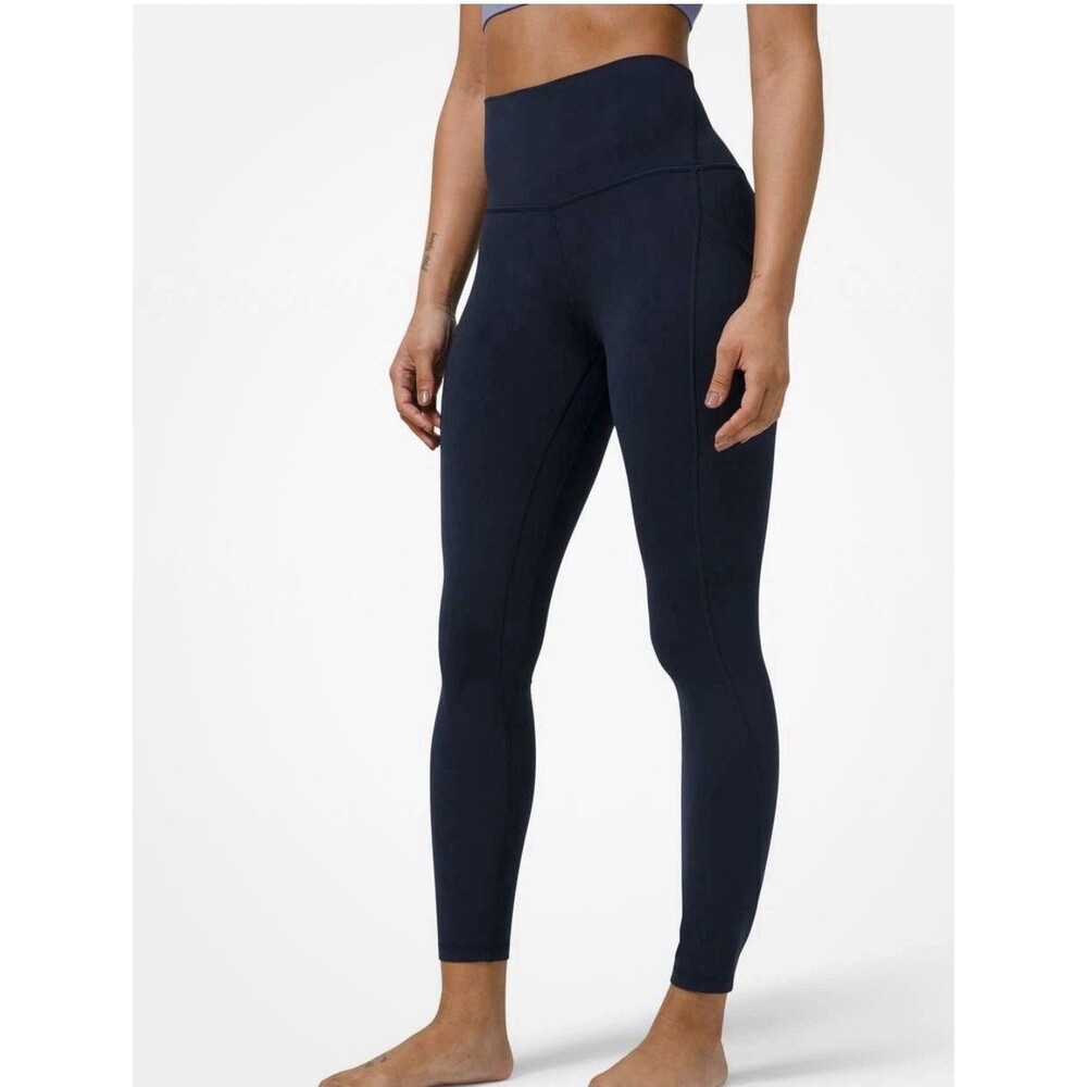 Lululemon Athletica True Navy Align High Rise Pant  27” size 4